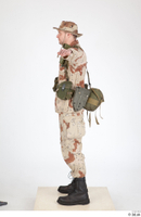  Photos Army Man in Camouflage uniform 7 20th century US Army camouflage t poses whole body 0003.jpg